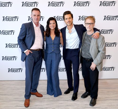 Tim DeKay, Tiffani Thiessen, Matt Bomer, Jeff Eastin at the Variety TV FYC Fest, West Hollywood, June 6, 2024.